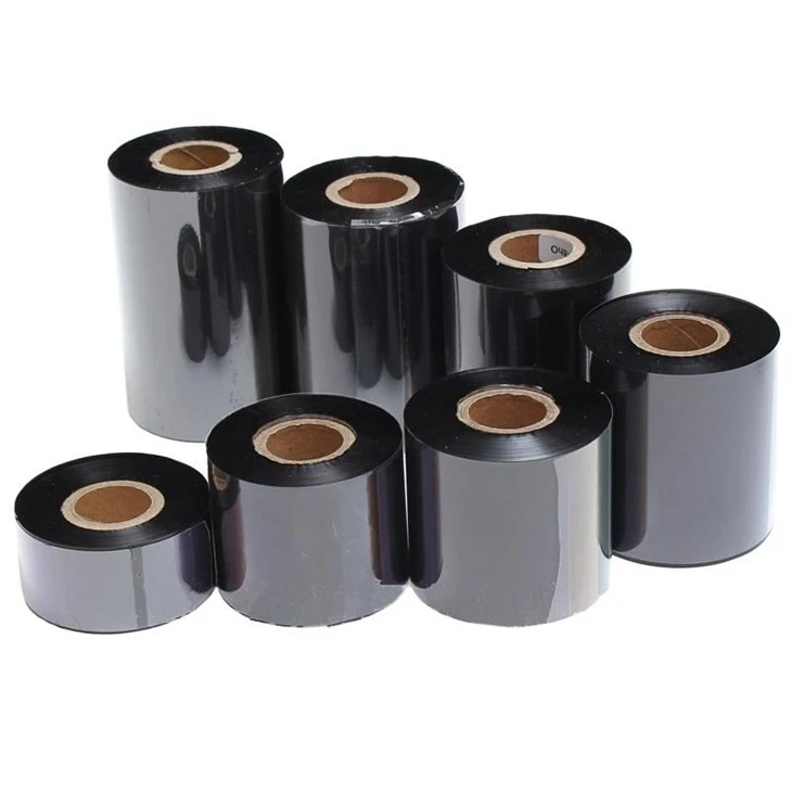 Customed TTR Black Super Wax Resin Ribbon CW641 For Barcode Printer Thermal Transfer Ribbon